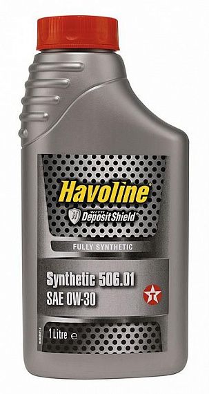 Моторное масло Texaco Havoline Synthetic 506.01 0W-30 1 л, Масла моторные